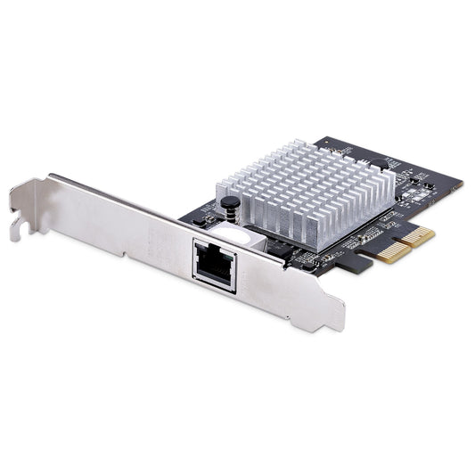 StarTech 1-Port 10Gbps PCIe Network Adapter Card, Network Card for PC/Server, Six-Speed PCIe Ethernet Card with Jumbo Frame Support, NIC/LAN Interface Card, 10GBASE-T and NBASE-T