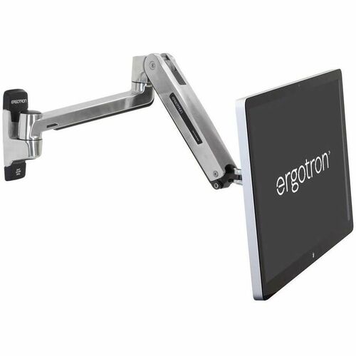Ergotron LX HD Sit-Stand Wall Mount LCD Arm Polished (45-383-026)