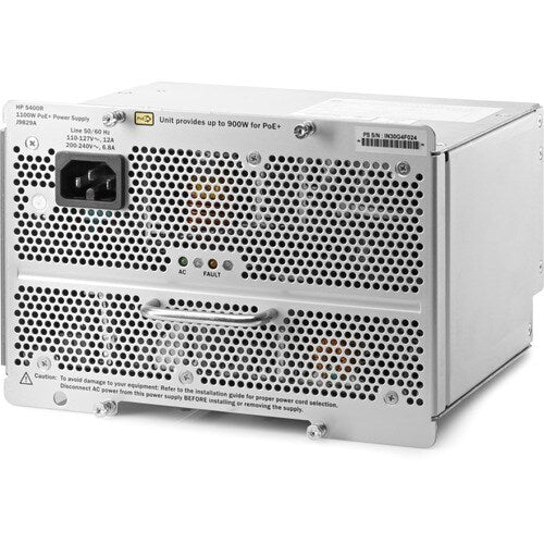 HPE Aruba Networking 5400R 1100W PoE+ zl2 Power Supply (J9829A)