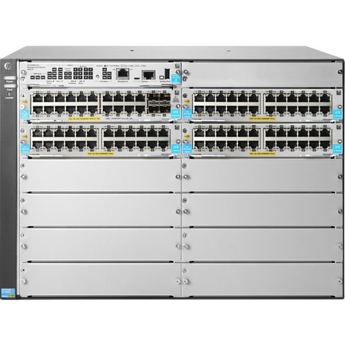 HPE Aruba Networking 5412R 92GT PoE+ and 4 port SFP+ (No PSU) v3 zl2 Switch (JL001A)