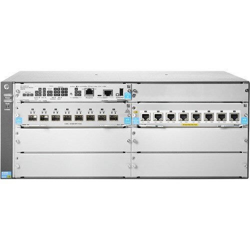 HPE Aruba Networking 5406R 8-port 1/2.5/5/10GBASE-T PoE+ / 8 port SFP+ (No PSU) v3 zl2 Switch (JL002A)