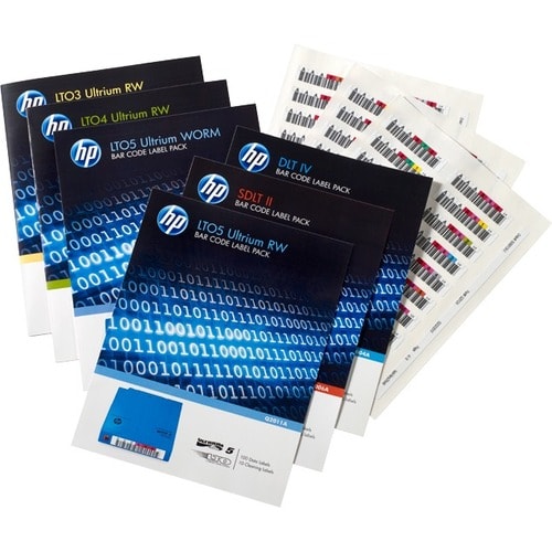 HPE STOK HPE LTO-7 Ultrium RW Bar Code Label Pack (Q2014A)