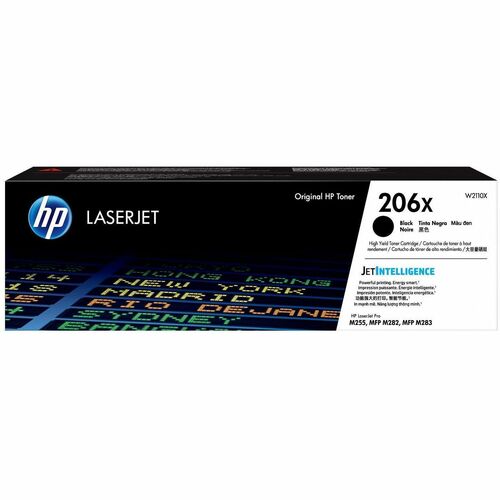 HP 206X BLACK ORIGINAL LASERJET TONER CRTG (W2110X)