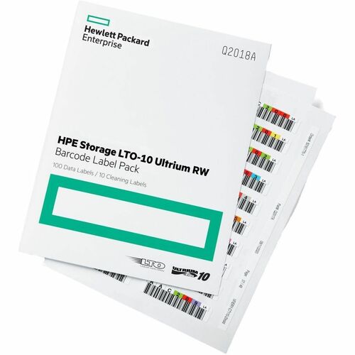 HPE Storage LTO-10 Ultrium RW Bar Code Label Pack (Q2018A)