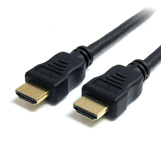 StarTech2m HDMI Cable - 4K High Speed HDMI Cable with Ethernet - 4K 30Hz UHD HDMI Cord - 10.2 Gbps Bandwidth - HDMI 1.4 Video / Display Cable M/M 28AWG - HDCP 1.4 - Black