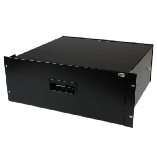 StarTech.com 4U Rack Mount Drawer - 55 lb (25 kg) - 4U Steel Storage Rack Drawer for 19" AV / Sever / Network Equipment Rack or Cabinet product image