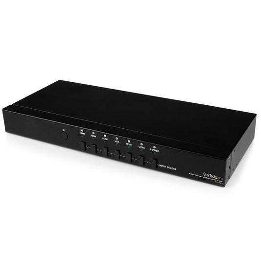 StarTech Multiple Video Input with Audio to HDMI Scaler Switcher - HDMI / VGA / Component