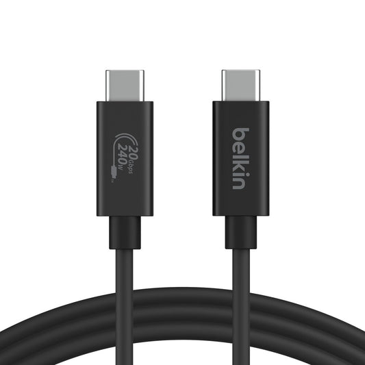Belkin Connect USB4 20Gbps 240W 1.2M Cable Bl (INZ004TT1.2MBK)