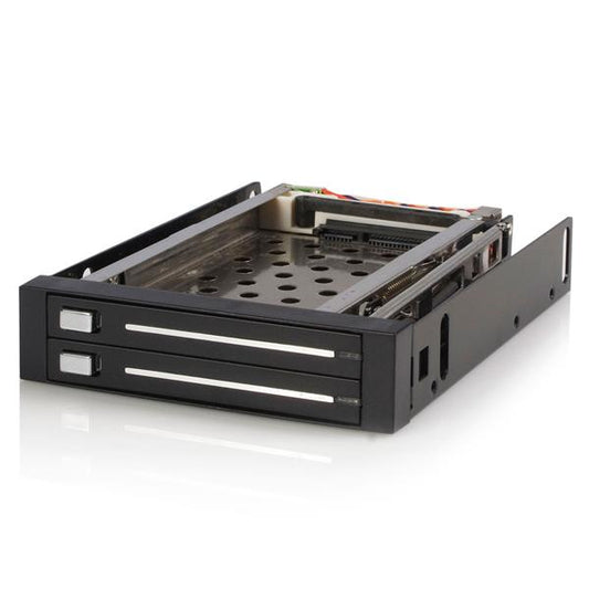 StarTech2 Drive 2.5in Trayless Hot Swap SATA Mobile Rack Backplane