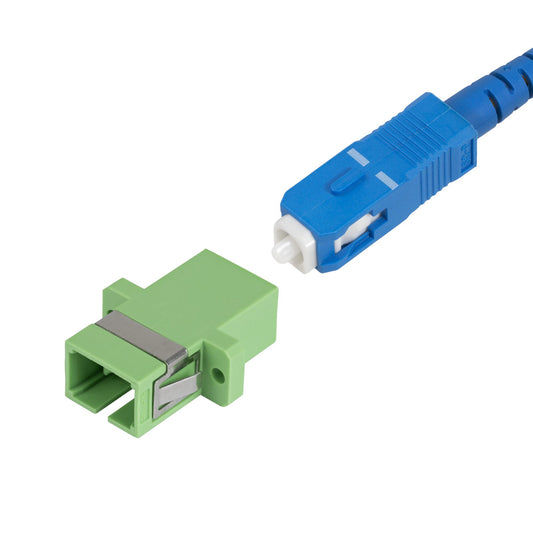 StarTech.com SC to SC Coupler 10 Pack, OS2 Single Mode SC Fiber Optic Coupler with Flange, SC/APC Simplex Adapter - StarTech.com