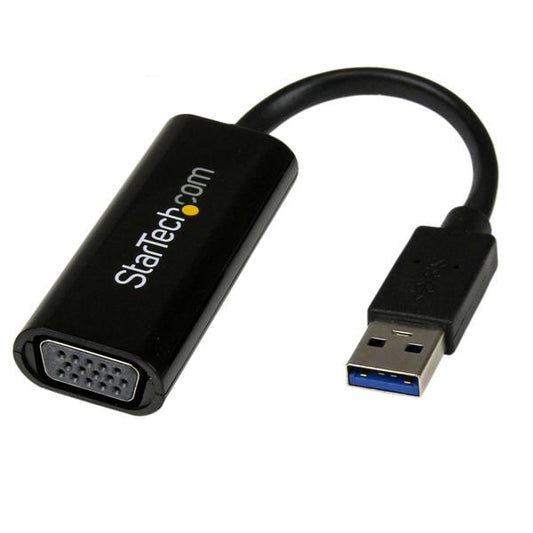 StarTech.com USB 3.0 to VGA Adapter, USB to VGA Monitor Converter for Windows, Slim (no support for...