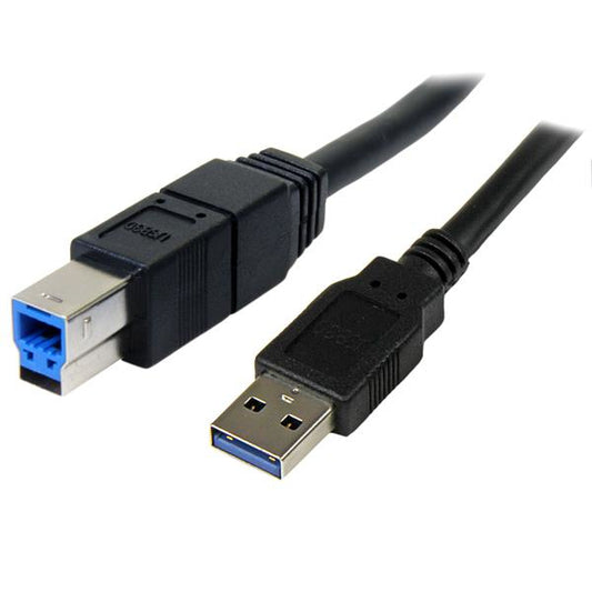 StarTech.com 3m Black SuperSpeed USB 3.0 Cable A to B - M/M product image