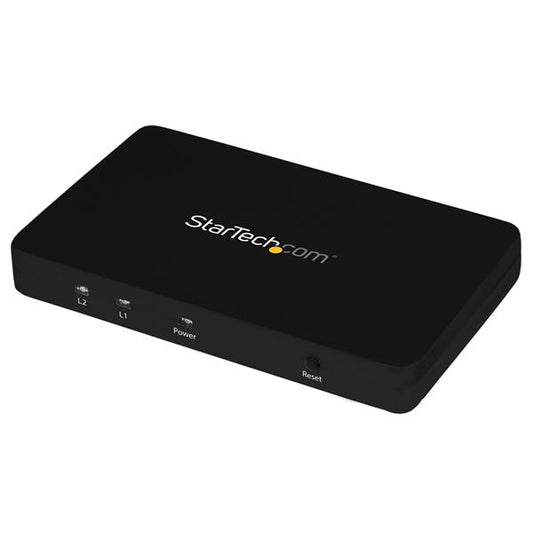 StarTech 4K HDMI 2-Port Video Splitter – 1x2 HDMI Splitter w/ Solid Aluminum Housing – 4K 30Hz