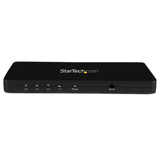 StarTech 4K HDMI 4-Port Video Splitter – 1x4 HDMI Splitter w/ Solid Aluminum Housing – 4K 30Hz