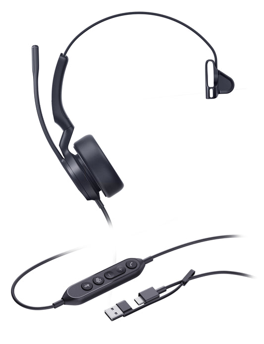 Yealink UH44 Mono Teams USB-C/A Headset product image