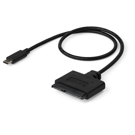 StarTech.com SATA to USB-C Cable, USB 10Gbps to 2.5in SATA I II III Hard Drive Adapter, External Converter for SSD or HDD Data Transfer product image