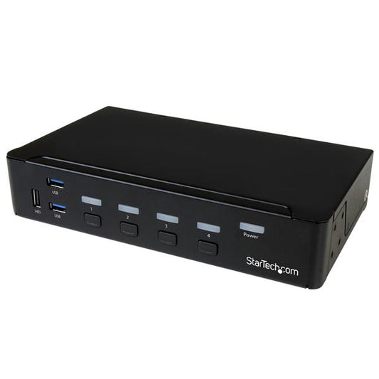 StarTech.com 4-Port DisplayPort KVM Switch - USB 3.0 - 4K 30Hz - TAA product image