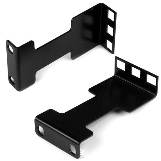 StarTech.com Server Rack Depth Extender - 1U - 4in / 10 cm - TAA Compliant - Recessed Rack Adapter - Rack Mount Adapter Kit - Network Rack Extender product image