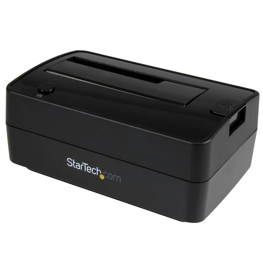 StarTech.com Single Bay USB 3.1 / eSATA to SATA Hard Drive Docking Station, USB 3.1 (10 Gbps) Hard Drive Dock, External 2.5/3.5" SATA III HDD/SSD Docking Station, Top-Loading Hard Drive Bay product image