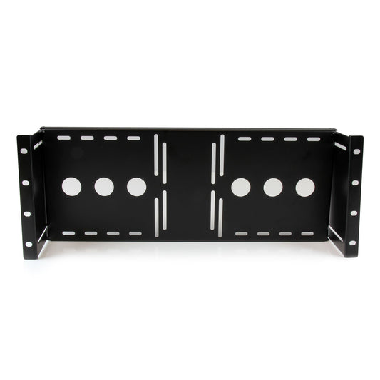 StarTech.com 4U Universal VESA LCD Monitor Mounting Bracket for 19-inch Rack or Cabinet - TAA Compliant - Cold-Pressed Steel Bracket product image