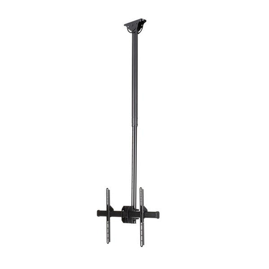 StarTech TV Ceiling Mount - Full-Motion Universal Hanging Single Screen Mount with Adjustable Telescopic Pole - Tilt / Swivel - VESA Bracket for 32”-75" Displays
