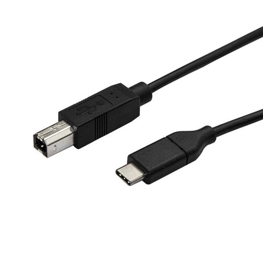 StarTech.com 10ft (3m) USB-B to USB-C Cable, Data Cord, USB 2.0, USB-C Data Transfer Cable product image