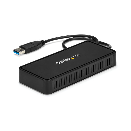 StarTech.com USB 3.0 Mini Dock - Dual Monitor USB-A Docking Station with DisplayPort 4K 60Hz Video & Gigabit...