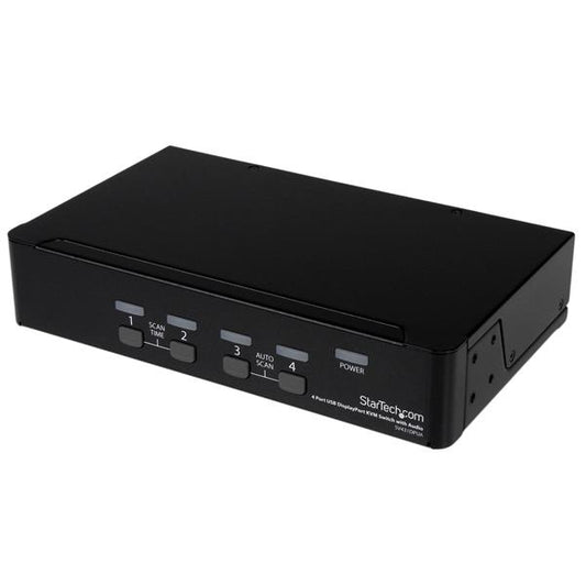 StarTech.com 4 Port USB DisplayPort KVM Switch with Audio - TAA product image