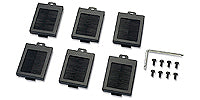 APC NetShelter Cable Management, Mounting Rail Brush Strips, Set of 6, for NetShelter SX 750 mm Wide, Black, 76 x 114 x 13 mm