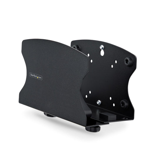 StarTech.com PC Wall Mount Bracket, Supports Desktop Computers Up To 40lb (18kg), Tool-Less Adjustments 1.9-7.8in (50-200mm), Heavy-Duty Wall Mount Shelf/Holder for PC Case/Tower - TAA product image