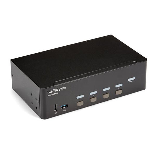 StarTech.com 4 Port HDMI KVM Switch - 4K 30Hz - Dual Display - TAA product image