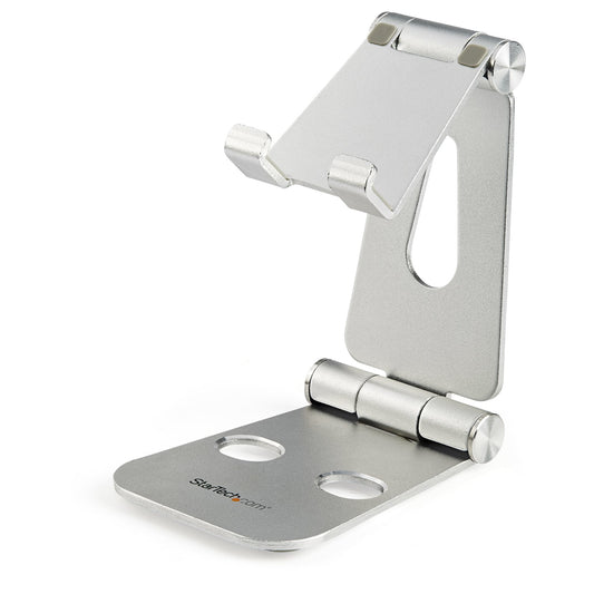 StarTech.com Phone and Tablet Stand - Foldable Universal Mobile Device Holder for Smartphones & Tablets - Adjustable...