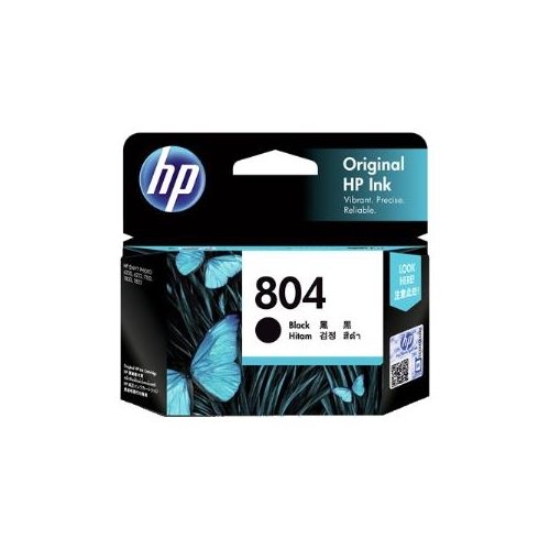 HP 804 BLACK ORIGINAL INK CARTRIDGE (T6N10AA)