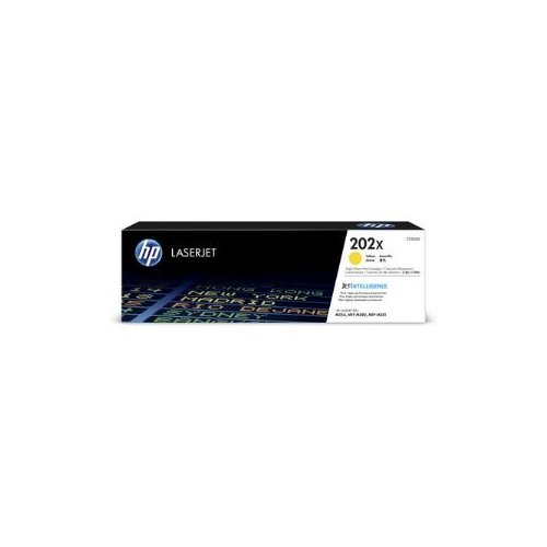 HP 202X Yellow LaserJet Toner Cartridge (CF502X)