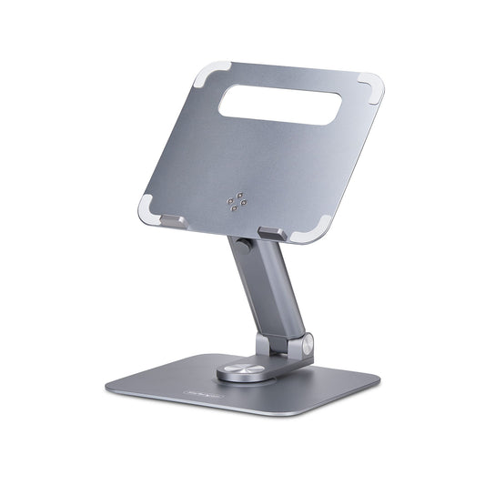 StarTech.com Telescopic Laptop Stand, 360 Swivel Base, Rotating Computer Riser for Desk, Adjustable Height and Tilt,...