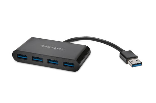 Kensington UH4000 USB 3.2 Gen 1 (3.1 Gen 1) Type-A 5000 Mbit/s Black