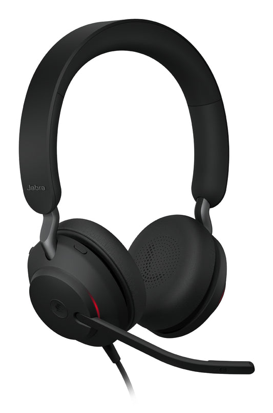 Jabra Evolve2 40 SE Headset Wired Head-band Office/Call center USB Type-C / USB Type-A Black product image