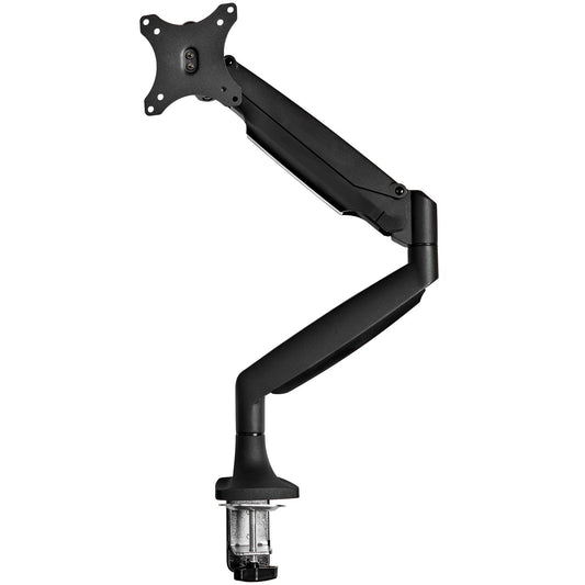 StarTech.com Desk Mount Monitor Arm - Heavy Duty Ergonomic VESA Monitor Arm - Single 32" (19.8lb/9kg) Display - Full Motion, Height Adjustable, Articulating - Aluminum - C-Clamp/Grommet- Bl… product image