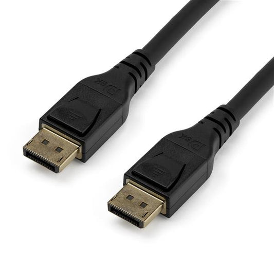 StarTech.com 16ft (5m) VESA Certified DisplayPort 1.4 Cable, 8K 60Hz HBR3 HDR, UHD DisplayPort to DisplayPort Monitor Cord, Ultra HD 4K 120Hz DP 1.4 Video Cable M/M DP Connector product image