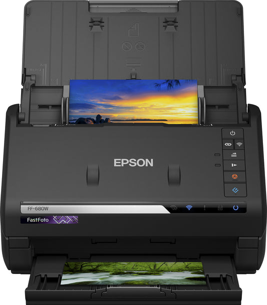 Epson FastFoto FF-680W Sheet-fed scanner 600 x 600 DPI A4 Black product image