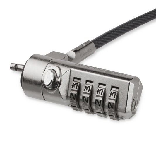 StarTech.com 6.6ft (2m) Laptop Cable Lock - 4 Digit Combination Laptop/Desktop Security Cable Lock for K-Slot Devices/Computers/Monitors - Portable Anti-Theft Vinyl Coated Steel Cable Lock… product image