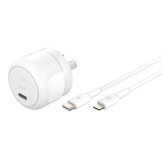 Belkin BoostCharge Compact USB-C Wall Charger 3 (WCA008AU1MWH-B5)