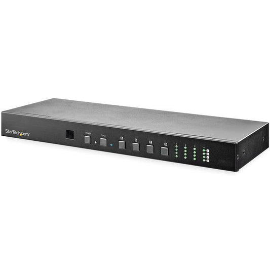 StarTech.com 4x4 HDMI Matrix Switch with Audio and Ethernet Control - 4K 60Hz - TAA product image