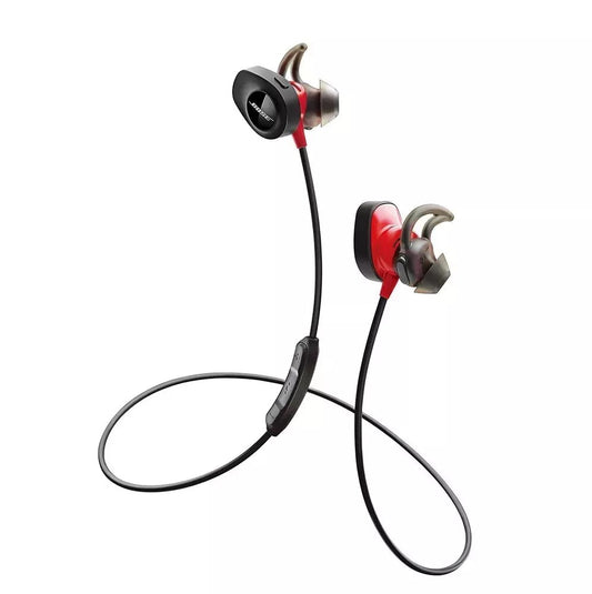 Bose SoundSport Sound Sport Wireless In-Ear Headphones Headset Bluetooth Power Red | Open Box