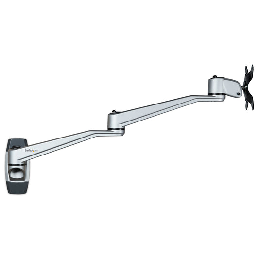 StarTech.com Wall Mount Monitor Arm - Articulating Ergonomic VESA Wall Mount Monitor Arm - 20" (52cm) Long - Single Display up to 34" (30.9lb/14kg) - Swivel/Tilt/Rotate - Adjustable Screen… product image