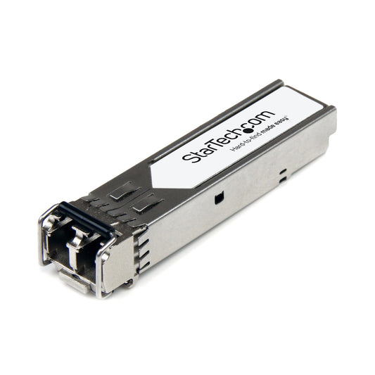 StarTech.com Palo Alto Networks PAN-SFP-PLUS-SR Compatible SFP+ Module, 10GBASE-SR, Multimode Fiber (MMF), 300m (984ft), LC, 850nm, 10 Gigabit Optic Transceiver product image