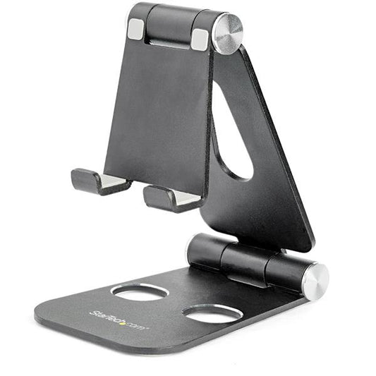 StarTech.com Phone and Tablet Stand - Foldable Universal Mobile Device Holder for Smartphones & Tablets - Adjustable...