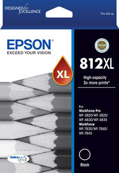 Epson 812XL ink cartridge 1 pc(s) Original High (XL) Yield Black product image