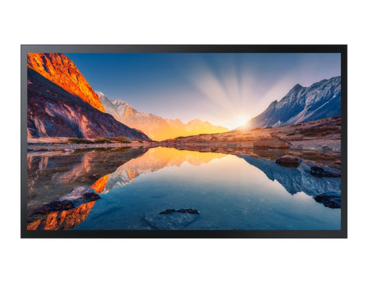 Samsung QM32R-T Digital signage flat panel 81.3 cm (32") LED Wi-Fi 400 cd/m² Full HD Black Touchscreen Tizen