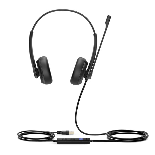 Yealink UH34 Dual Teams Headset Wired Head-band Office/Call center USB Type-A Black product image